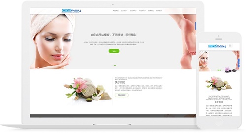 保健與美容網(wǎng)站模板